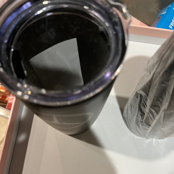 Mercedes Benz Insulated Travel Coffee Cups Set two! Black w Silver Mercedes Logo - Picture 8 of 9